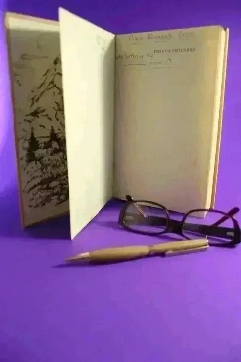 🔴💜💥✨️RARE VINTAGE HARDCOVER HEIDI'S CHILDREN BOOK 1959 BY CHARLES TRITTEN  - Picture 8 of 9